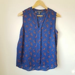 Blue Print Blouse